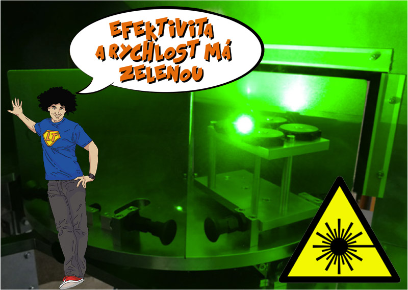Zelený laser vyriešil problémy s kvalitným a kontrastným značením do plastov 