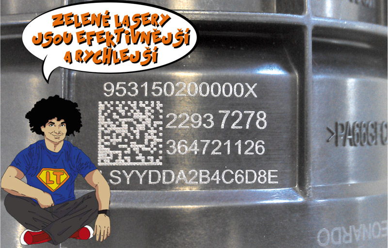Zelený laser vyriešil problémy s identifikáciou 