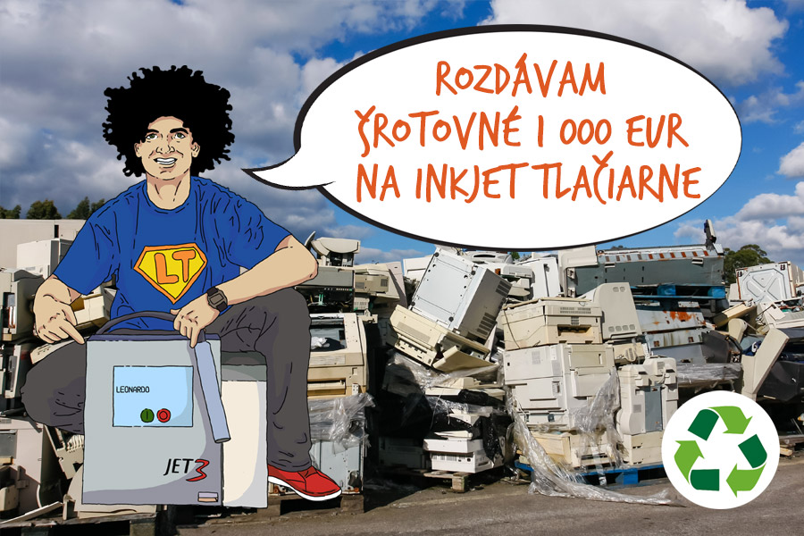 Šrotovné na všetky typy inkjet tlačiarní